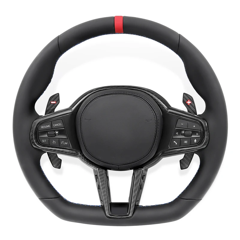 

M Sport Leather Steering Wheel For BMW G01 G02 G05 G06 G20 G21 G80 G81 G22 G23 G26 G30 G32 G87 G80 3 4 5 Series Car Accessories