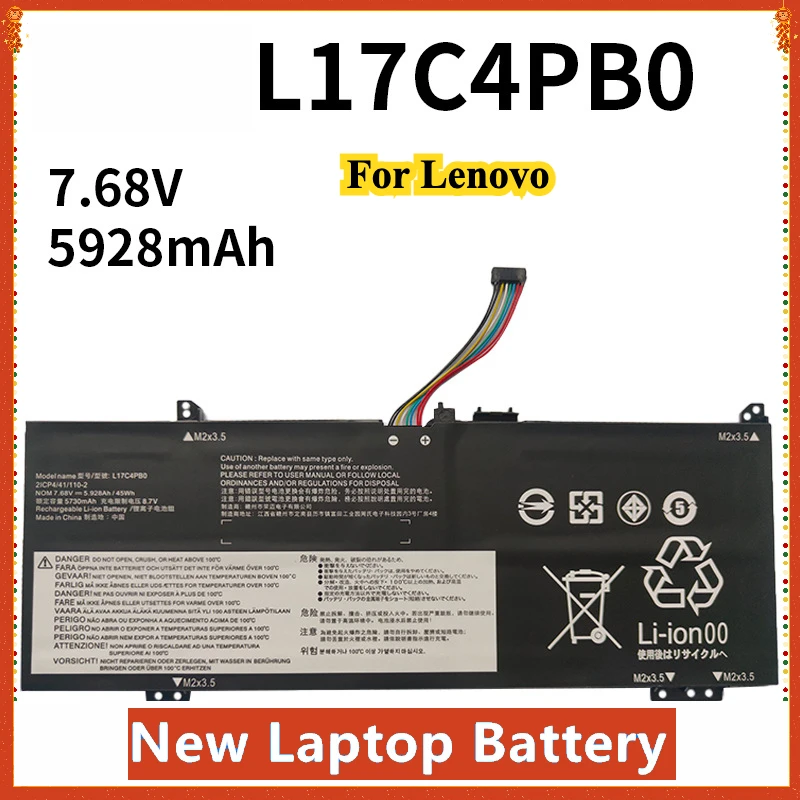 

New L17C4PB0 L17M4PB0 L17C4PB2 Laptop Battery For Lenovo Xiaoxin Air 14ARR 14IKBR 15ARR 15IKBR Ideapad 530s-14IKB 530s-15IKB