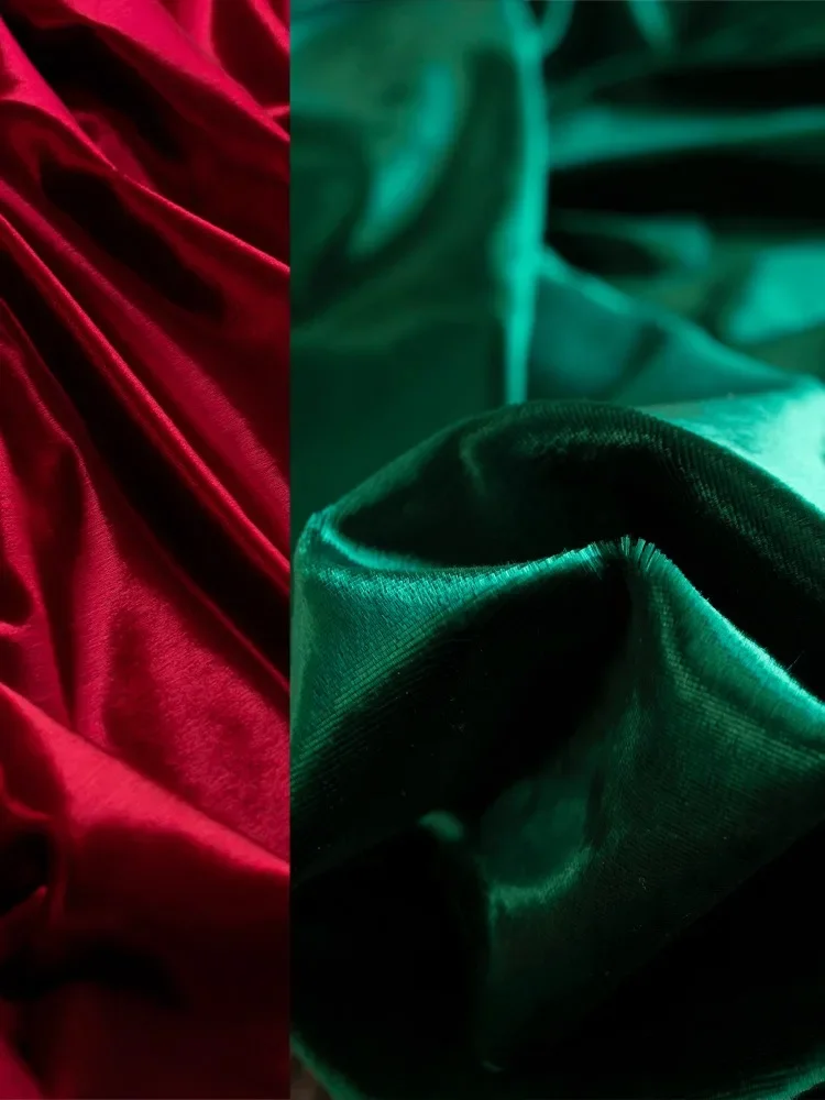 

Acetic Acid Velvet Fabric Faux Fur Water Gloss Designer Apparel Sewing Fabrics Cloth Polyester Cotton Nylon Material