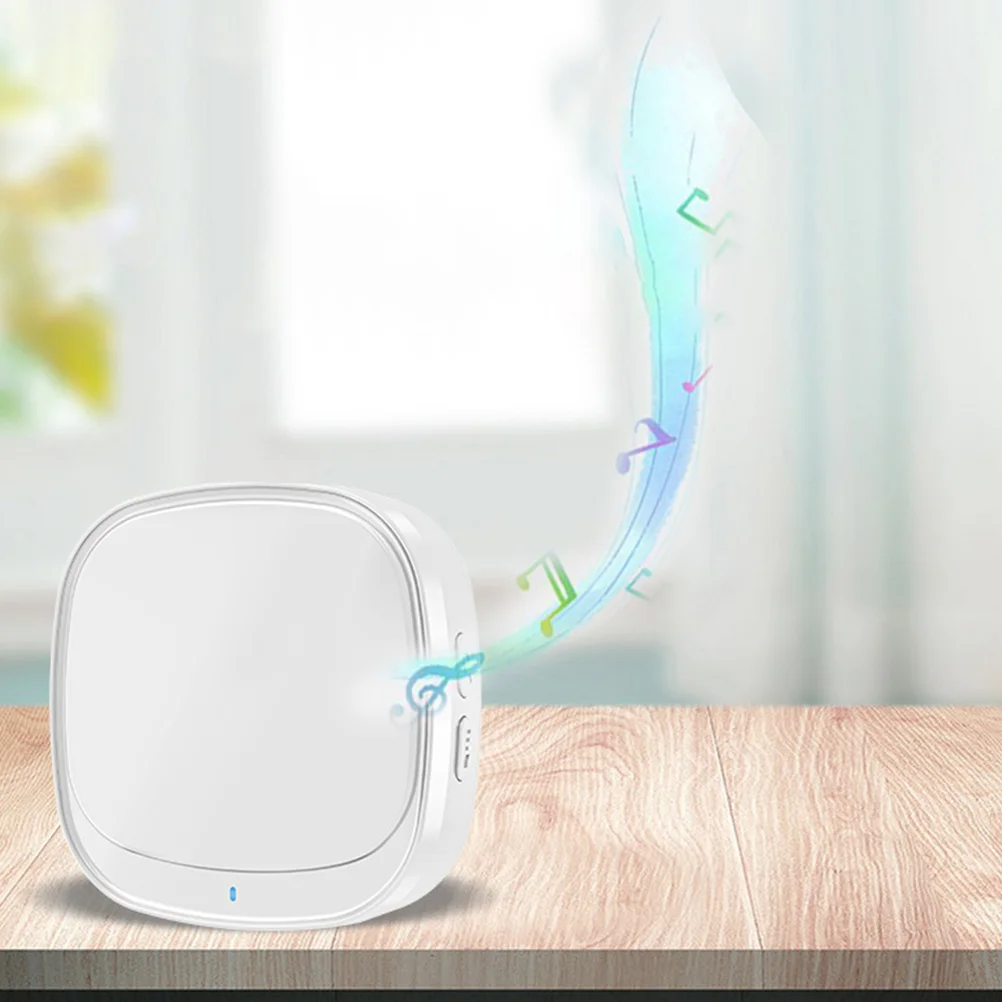 1 مجموعة 1 مجموعة جرس الباب الذكي اللاسلكي Usb استقبال داخلي 60 نغمة 5 مستوى الصوت 150 متر المدى التوصيل اللعب جرس باب المنزل الرنين #3