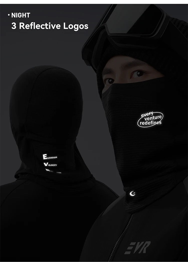 EVR Winter-Woll-Gesichtsmaske, Halswärmer, winddicht, warm, atmungsaktiv, Sturmhaube für Männer und Frauen, zum Skifahren, Radfahren, Motorradfahren, Outdoor-Ausrüstung – Detail 10