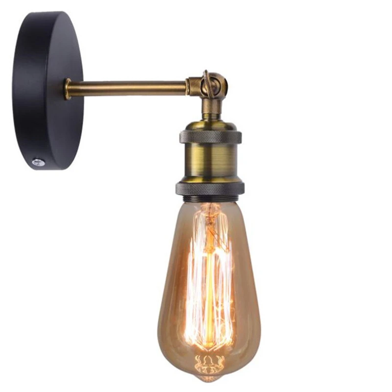 Vintage Industrial Style Wall Lamp Shop Interior Bedroom Bathroom Balcony Bar Aisle Lights Living Room Decoration Light Fixture