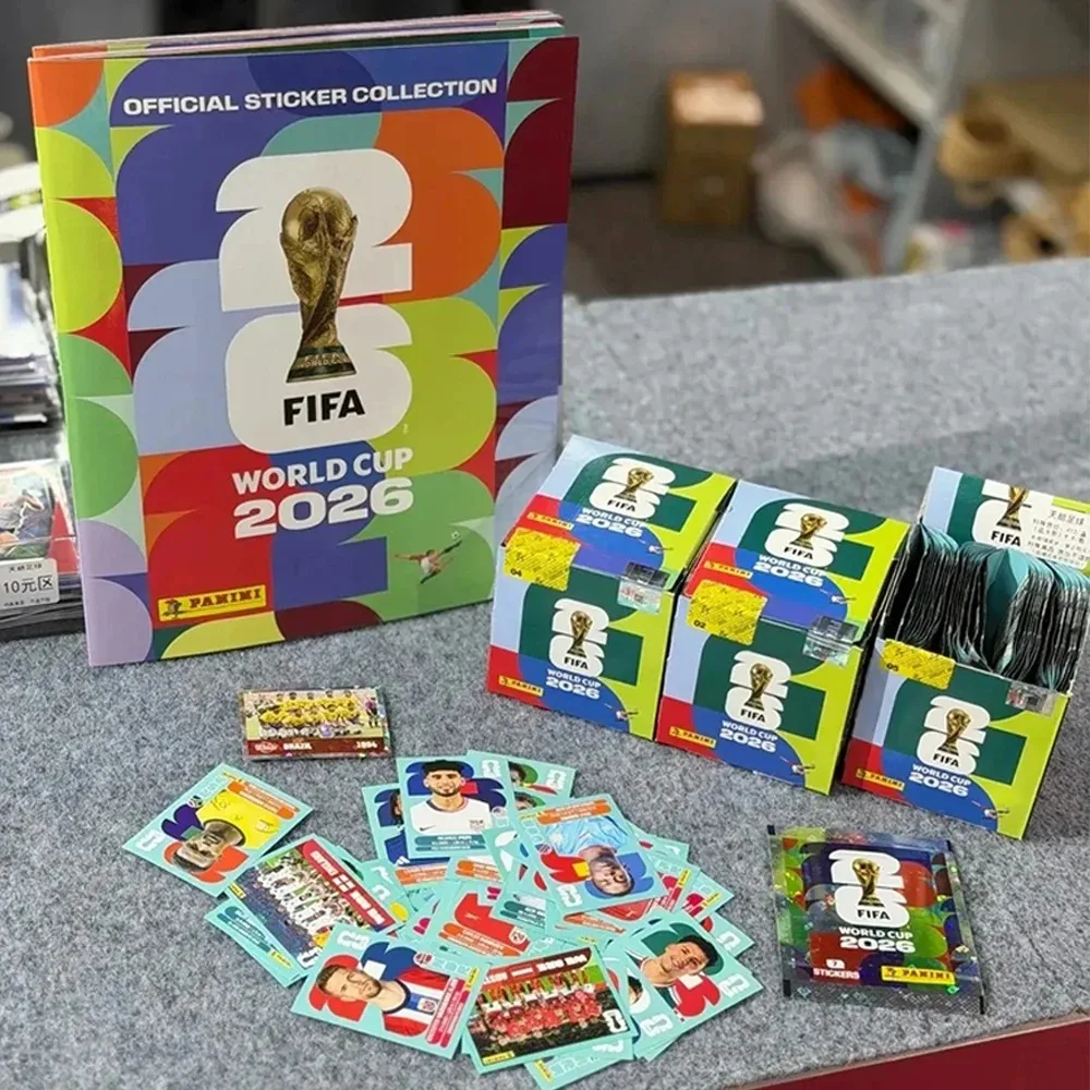 Adesivos de Futebol do Mundial FIFA 2026, Cartões de Souvenir para Fãs de Futebol, Presente