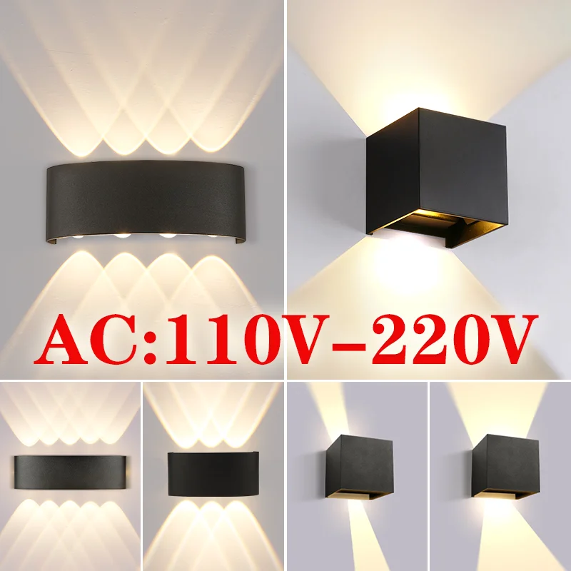 

Led Wall Lamp Outdoor Lights Waterproof Sconces Wall Light AC85-265V For Home Indoor Decoration Bedroom Living Room Lighting