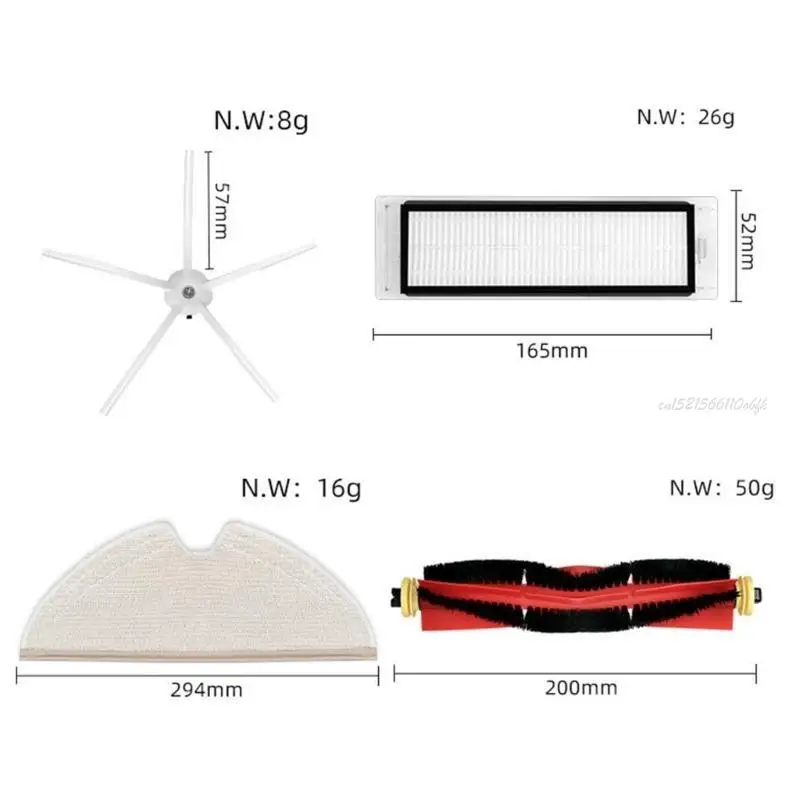 27RB HEPA FILTER SEVEND BOORD VOOR S5MAX ROBOT VACUUM CONEADER MOP DOOF