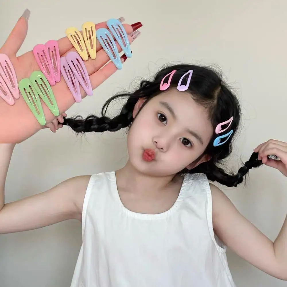 

Hot 1bag Hair Styling Accessories Fashion Y2k Waterdrop Shape Hairpins Hair Clips Bangs Clip DIY Headwear Women Hair Accessories