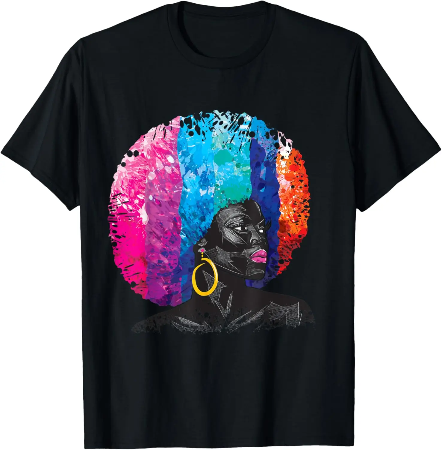 

Футболка Afro Women Black Queen African American Melanin Queen