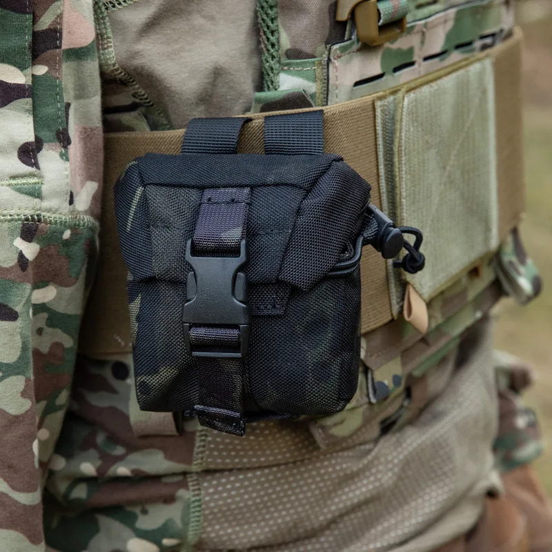 Outdoor Camo Accessory Pouch Multifunctional MOLLE System Hanging Pack For Vest Sports Gear