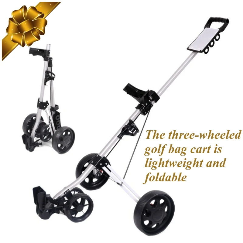 

Golf chartered four-wheeler trolley trolley foldable