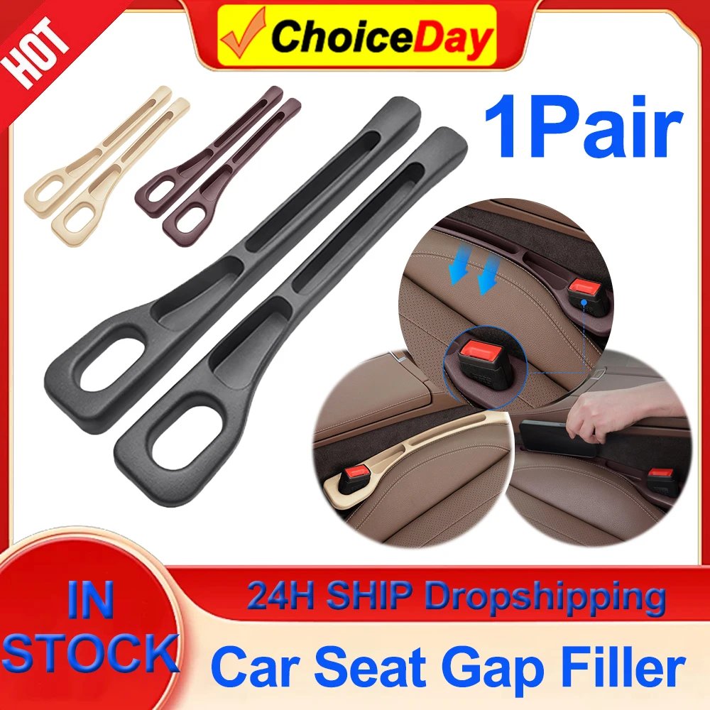 1 Pair Car Seat Gap Stuff Side Seam Plug Strip Universal Seat Gap Filler Filling Strip Leak Proof Seat Gap Storage Organizer