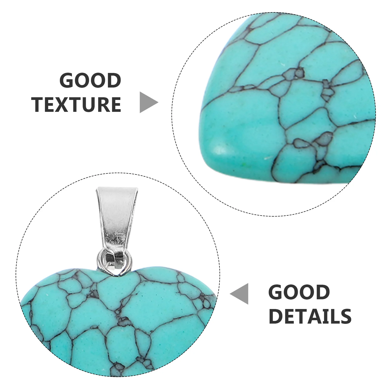10Pcs Crystal Heart Shaped Stone Charms Natural Agate Pendants for DIY Jewelry Making Necklace Bracelet Accessories