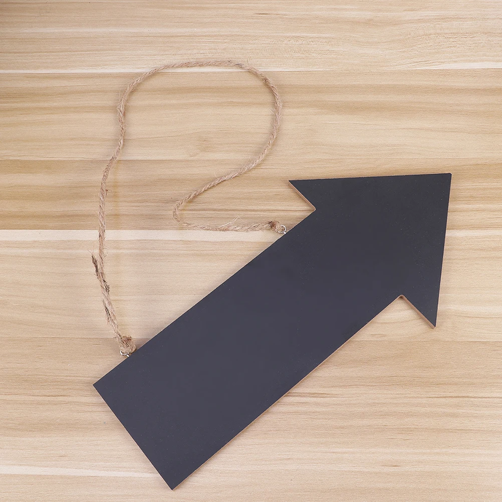 2 Pcs Wooden Message Board Twine Hanging Chalkboard Plaque Blackboard Sign Bamboo