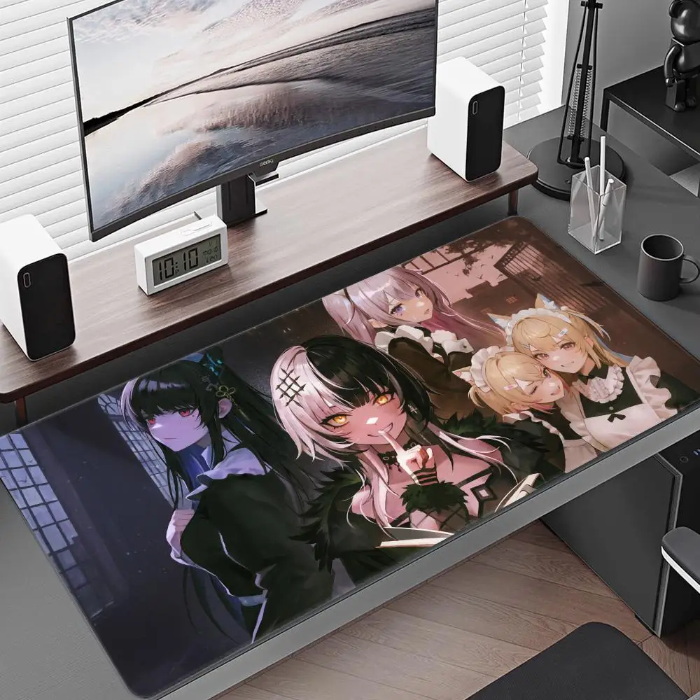 

Anime Hololive Girl Shiori Novella Mousepad Large Gaming Mouse Pad LockEdge Thickened Computer Keyboard Table Desk Mat
