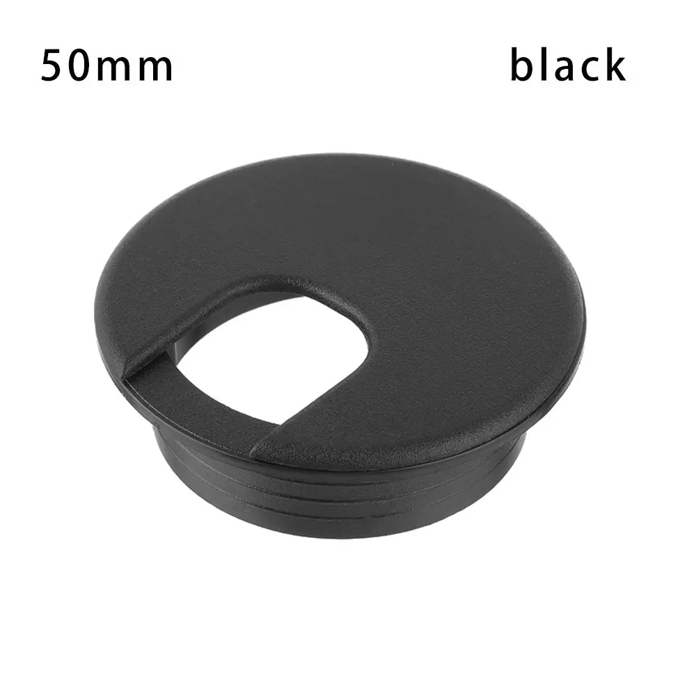 35/50MM Wire Hole Cover Computer Grommet Buckle Line Office Desk Table Cable Fastener Cable Clamp Organizer Practical Line Box