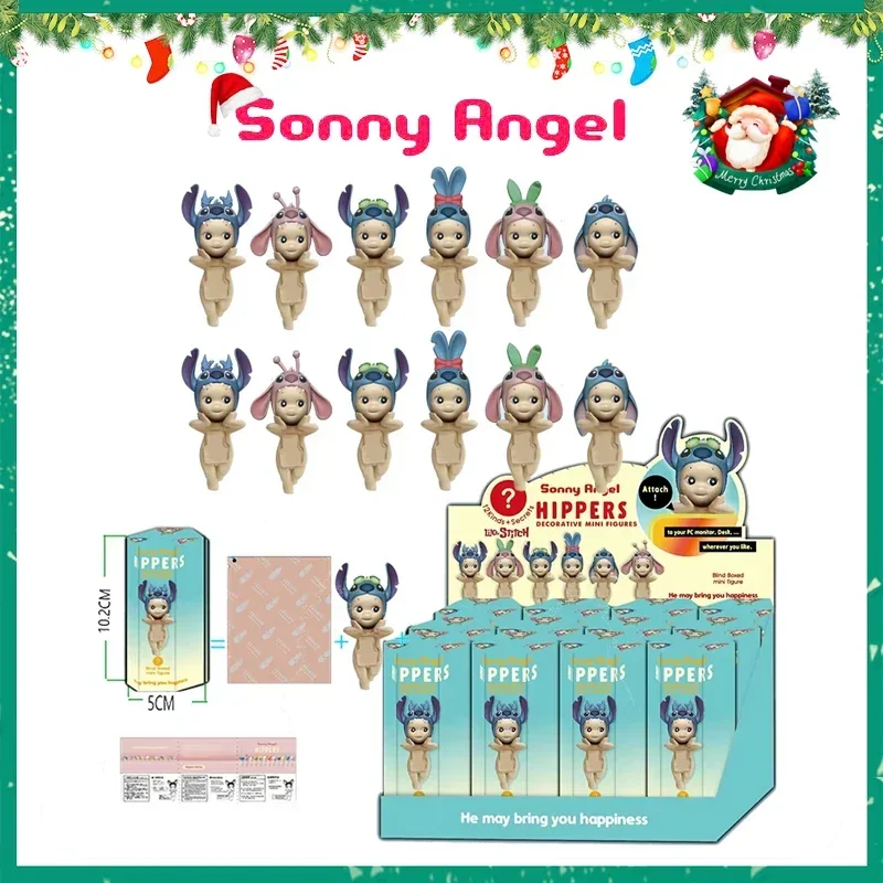 

Sonny Angel 12PCS Stitch Kawaii Anime Cartoon Collection Mini Character Decorations Cute Doll Kids Christmas Gift Toys