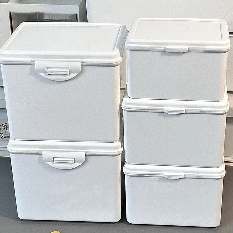New Desktop Flip Lid Storage Box Home Dust Card Note Student Desktop Sundry Classification Organisation Box Stationery Supplies