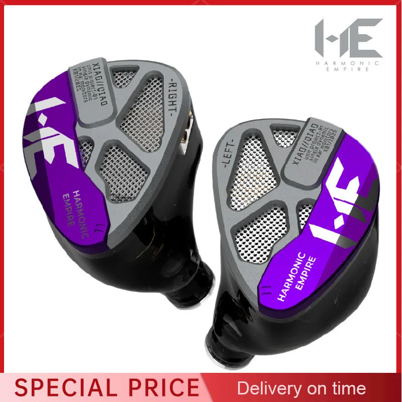 HarmonicEmpire HE Xiaoqiao Single Dynamic in-ear Headphones with Furukawa OFC Cable