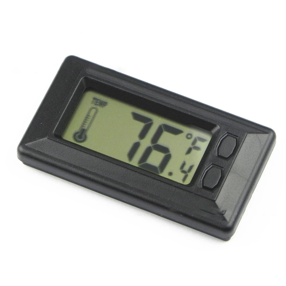Practical Car Electronic Thermometer Ultra-thin Large-screen Lcd Display Interior Digital Thermometer Acesssories