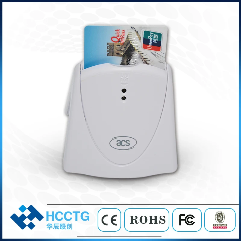 

ISO7816 USB Upright Inserting Contact IC EMV Smart Chip Card Reader Writer ACR39U-H1