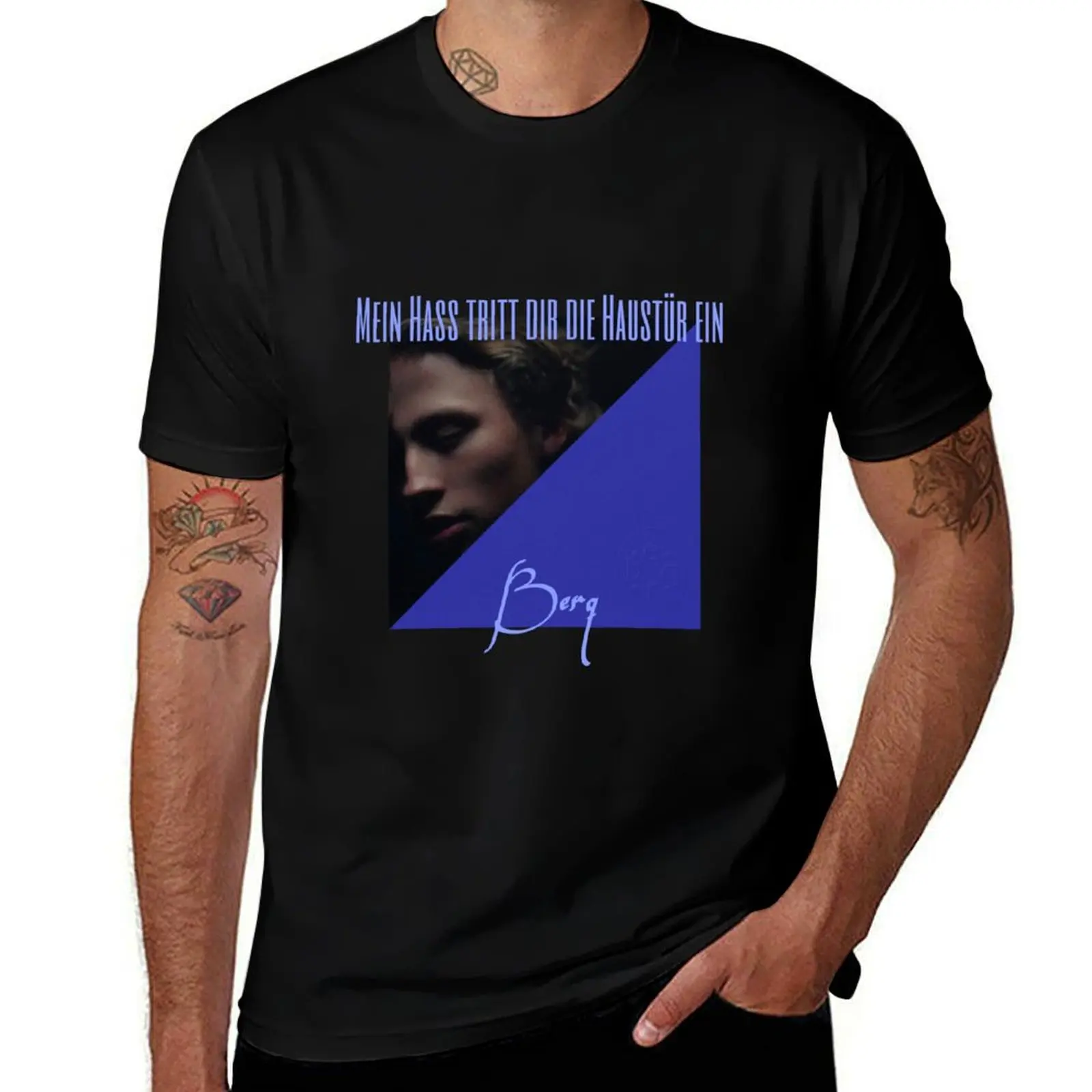 Berq (Mein Hass Tritt dir die Haustür ein) T-Shirt funny t shirts cotton T-Shirt