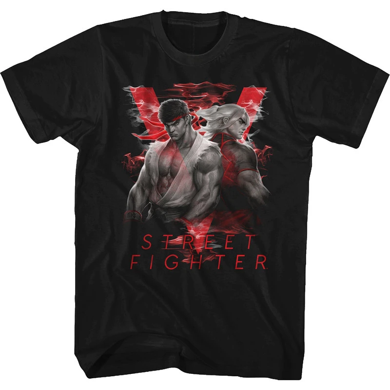 Rare 1990s Street Fighter Classic Retro Nostalgic Karate Men's Short-sleeved T-shirt