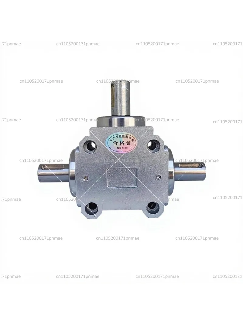 Stainless Steel Right Angle Steering Box Cast Steel Gearbox 40N.M Large Load 2.5 Module 16 Teeth 90 Degree Commutator Gear