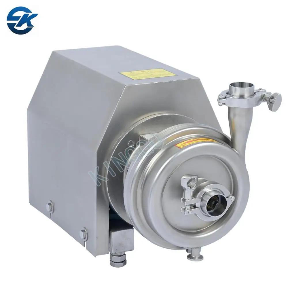 Stainless Steel SS304 SS316L Open Impeller Sanitary Centrifugal Pump For Milk,Beer