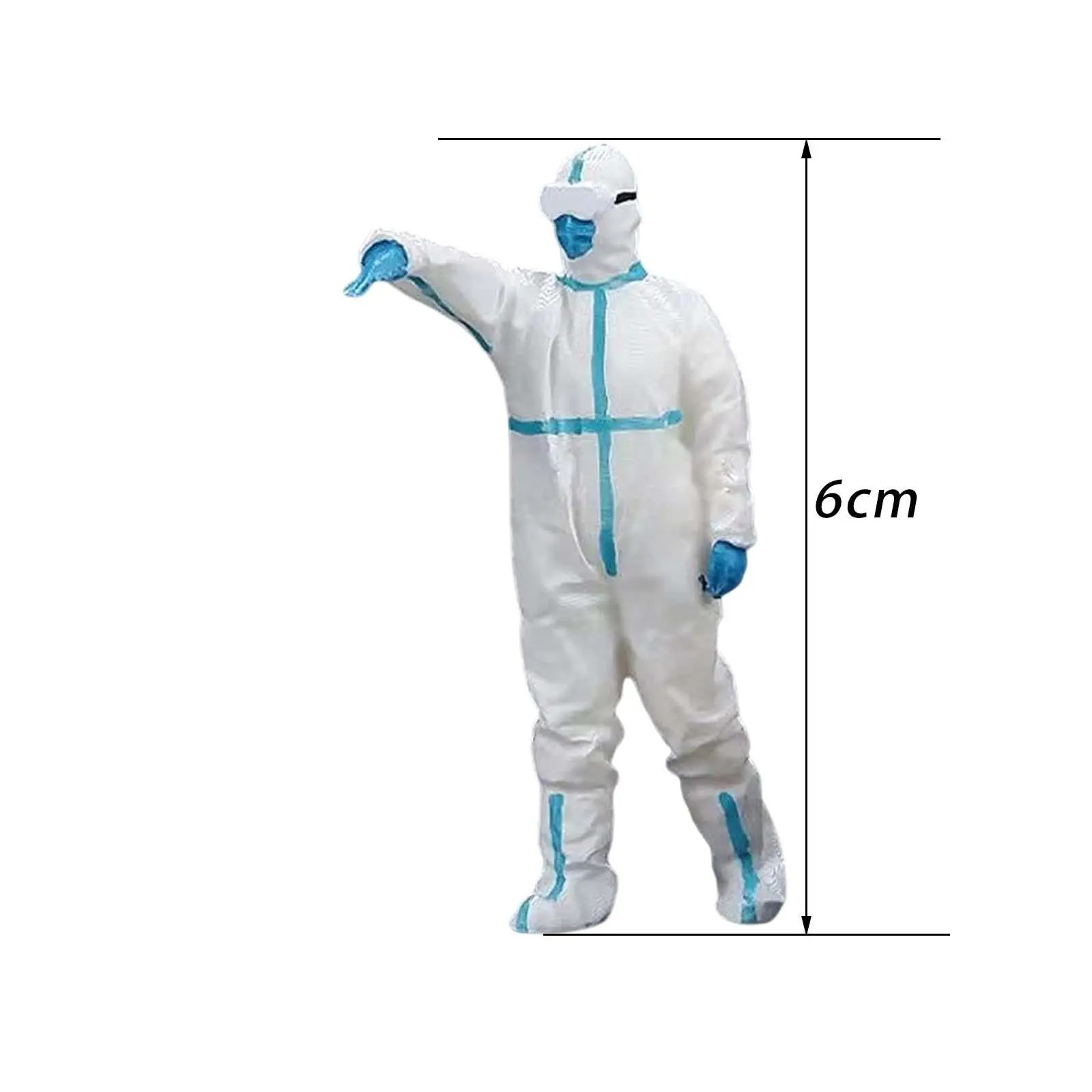 1/32 Dokter Figuur Miniatuur Mensen Model Hars Dokter Pop 1:32 Dokter Beeldje