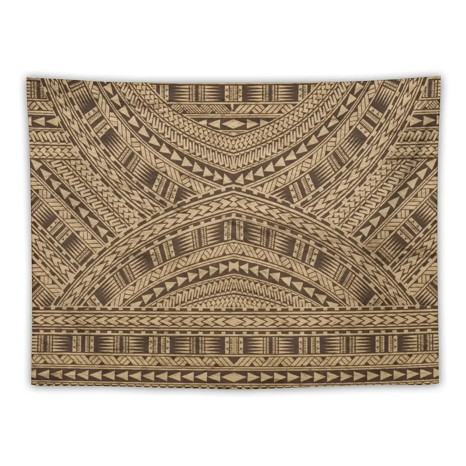 

Samoan Tapa Cloth Pattern Tapestry Mushroom Room Decorator Wallpapers Home Decor Tapestry