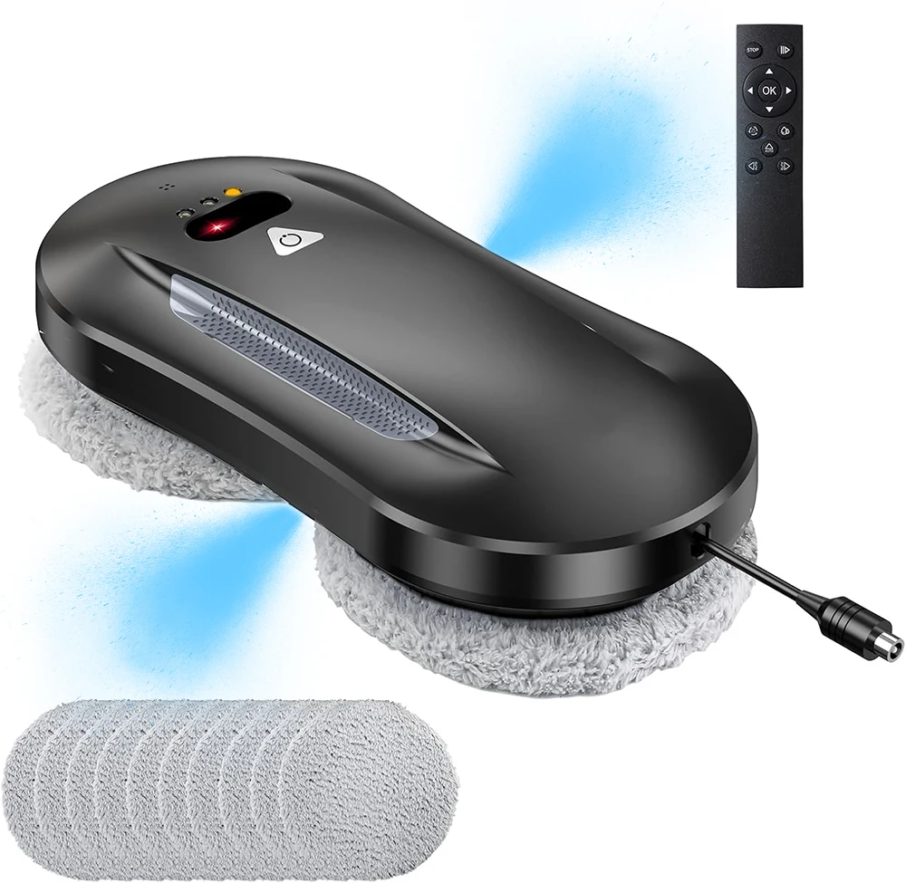 5600pa Finestra Automatica Acqua Spray Pulizia Robot Aspirapolvere Controllo Distanza Tergicristallo Elettrico Tergicristallo Classe Domestica