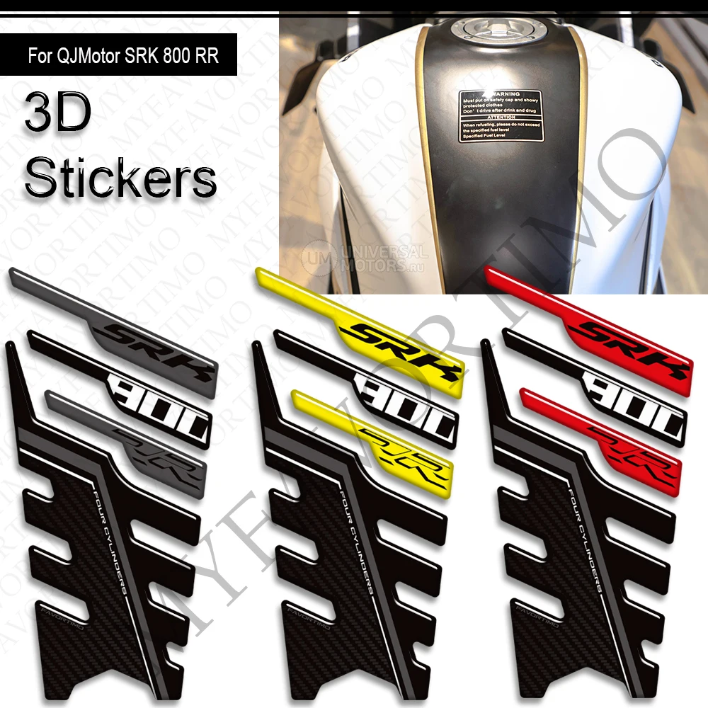 Motorcycle For QJMotor QJ Motor SRK GSR 800 RR SRK800 Tank Pad Cap TankPad Gas Fuel Oil Kit Knee Stickers Decals Protector
