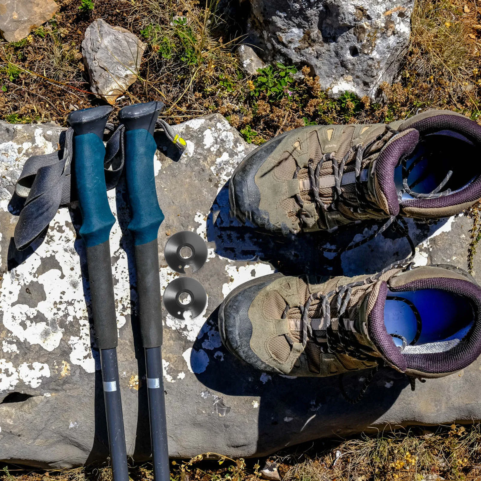 

4Pcs Replacement Baskets for Trekking Poles Mud Baskets Set for Walking Sticks Canes Hiking Accessories Outdoor Climbing Gear