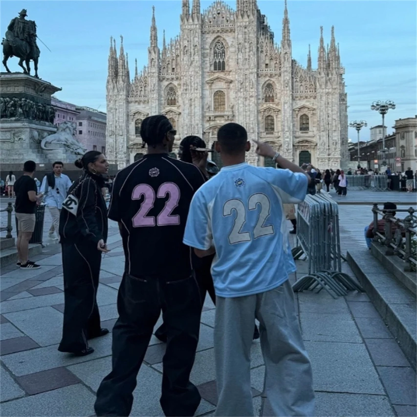 

Летняя новая модная круглая футболка с буквенным принтом Ne ort Sve High Street, повседневная баскетбольная майка Broken Pl, женская футболка