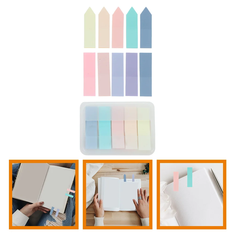 

3 Sets Sticker Morandi Color Index Stickers Office 6 Packaged Student Use Label The Pet Portable Page Markers