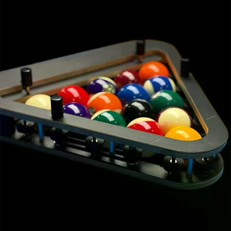 

Professional Pool Ball Rack Adjustable 8 9-Ball Triangle For Tournament Play Heavy Duty Billiard Accessories 1PC