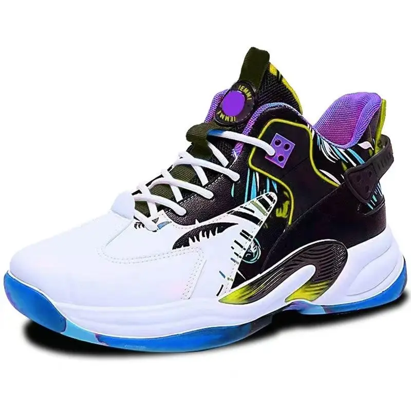 أحذية كرة السلة أحذية رجالية أحذية رياضية عالية الجودة مقاومة للاهتراء أحذية قابلة للتنفس للتدريب الرياضي في الهواء الطلق أحذية رياضية كاجوال أوم #4