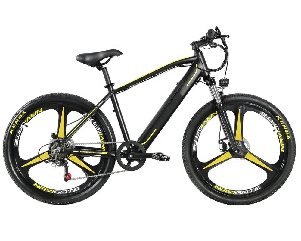 350W Mag Wheel Electric Bicycle 26 Inch MTB 48V Hidden Lithium Battery LCD 48V Hidden Battery Electric Bike Mountain Ebike