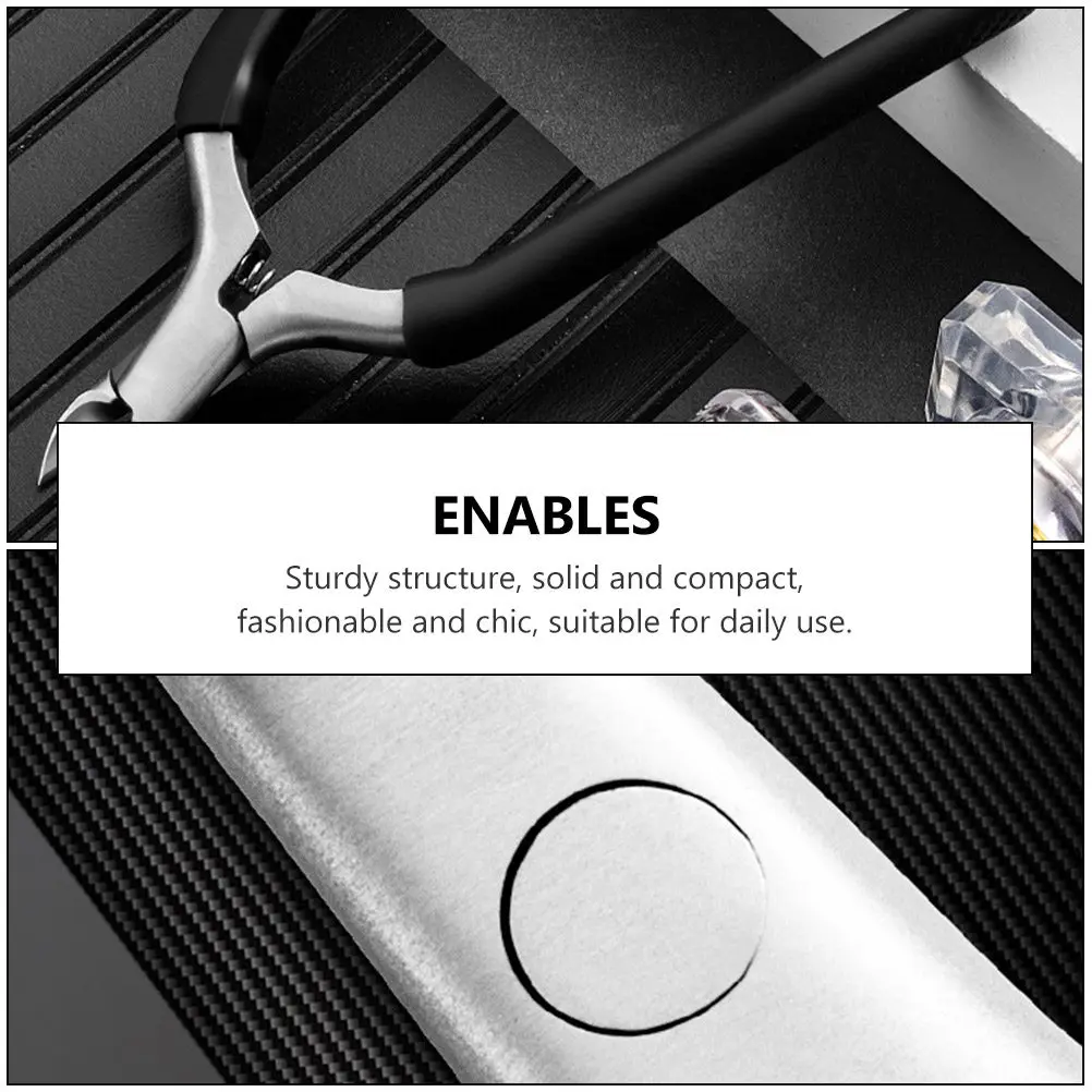 1Pcs Dead Skin Trimmer Stainless Steel Nail Cuticle Nipper Black Manicure Pedicure Tool Home Travel Nail Beauty Tool