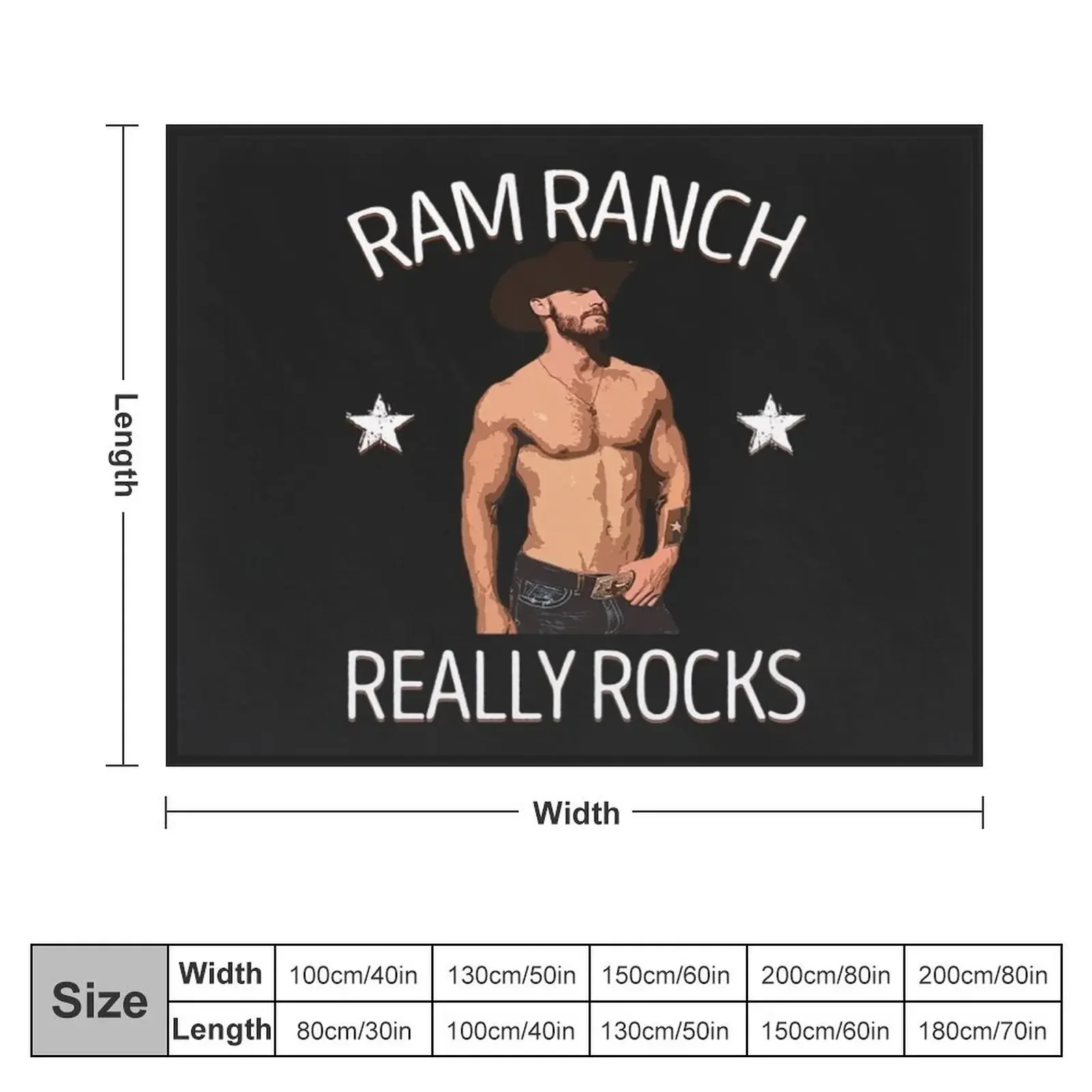 Ram Ranch T-ShirtRam Ranch Really Rocks Throw Blanket Stuffeds Soft Plaid Blankets