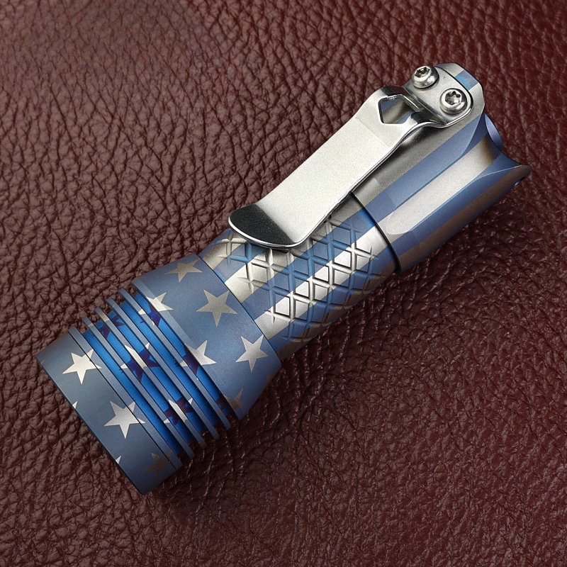 

Titanium limited edition flashlight