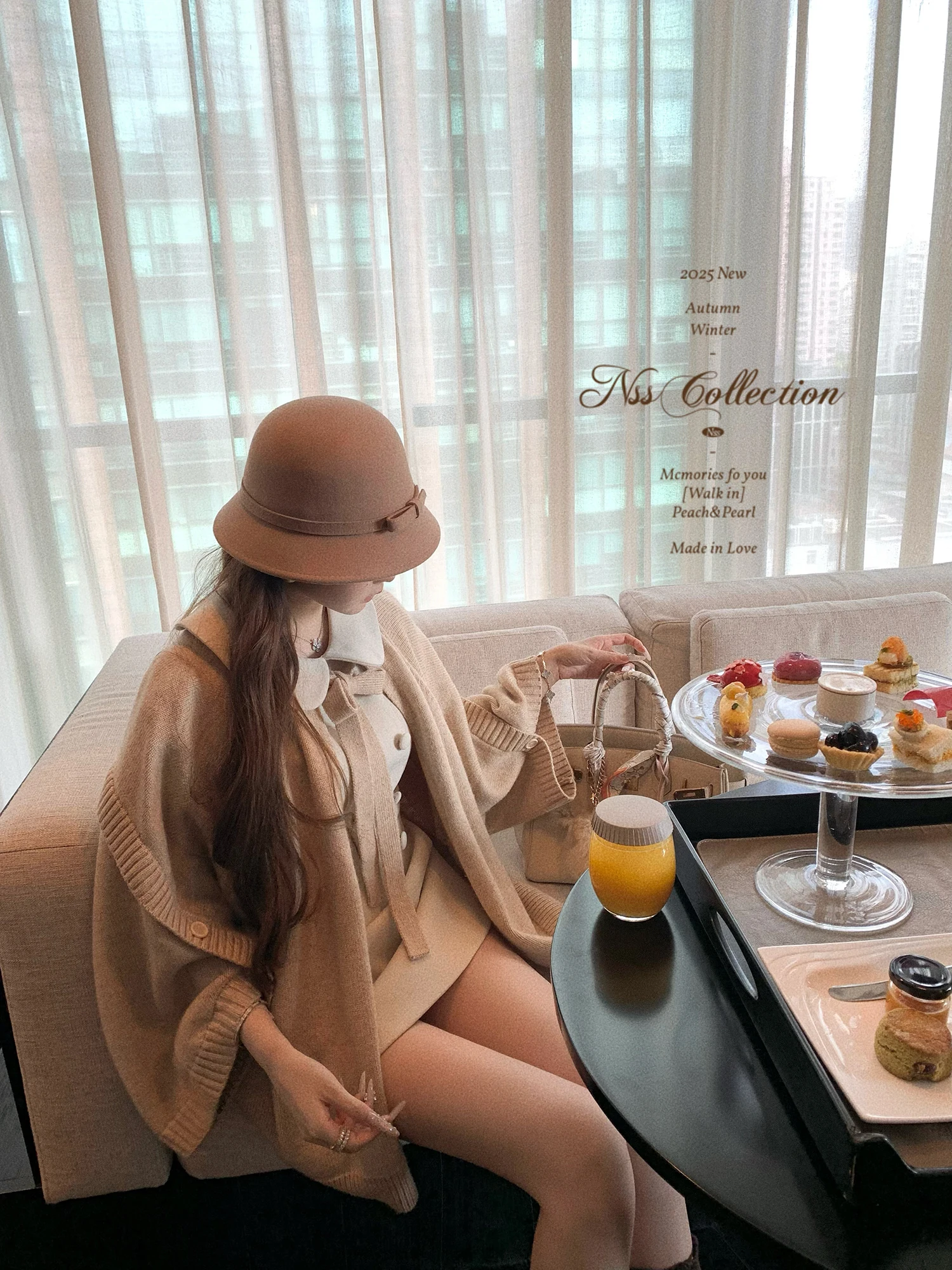 

Girlmax Improved Version Knitted Cardigan Coat for Women Early Kyoto Girl Sle with Belt Fall 2025 Ladies Faion