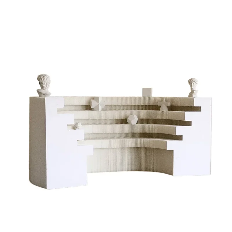 Long Nakajima Booth Multi-layer Display Stand Stand Exhibition Clothing Store Display Cabinet