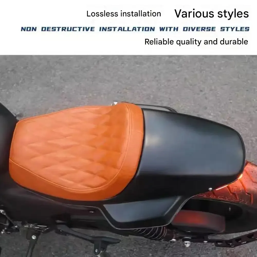 Suitable for VOGE CU525 modified short rear fender, mudguard, single seat cushion, retro seat cushion accessories