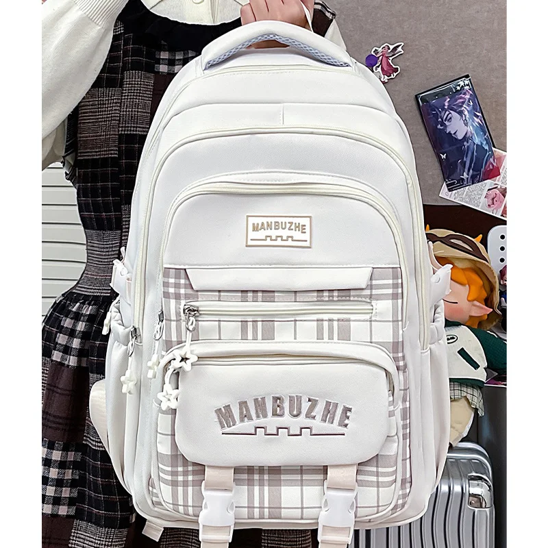 Unisex rugzak voor studenten: schooltas met grote capaciteit voor woon-werkverkeer en reizen (middelbare school, middelbare school, universiteit)