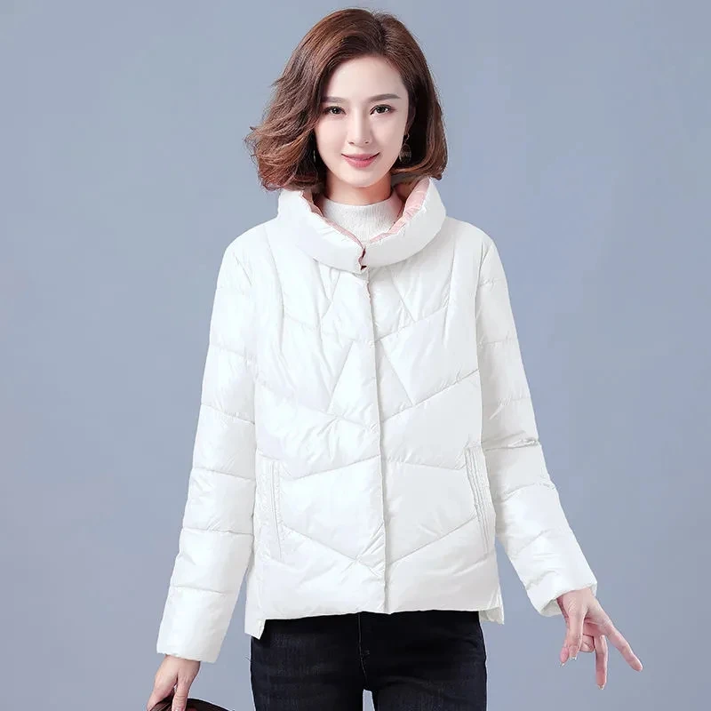 

2022 Cotton Padded Jacket Women Parkas Fashion Short Down Padded Jacket Coat Female Winter Thickened Down Cotton Jacket C1196