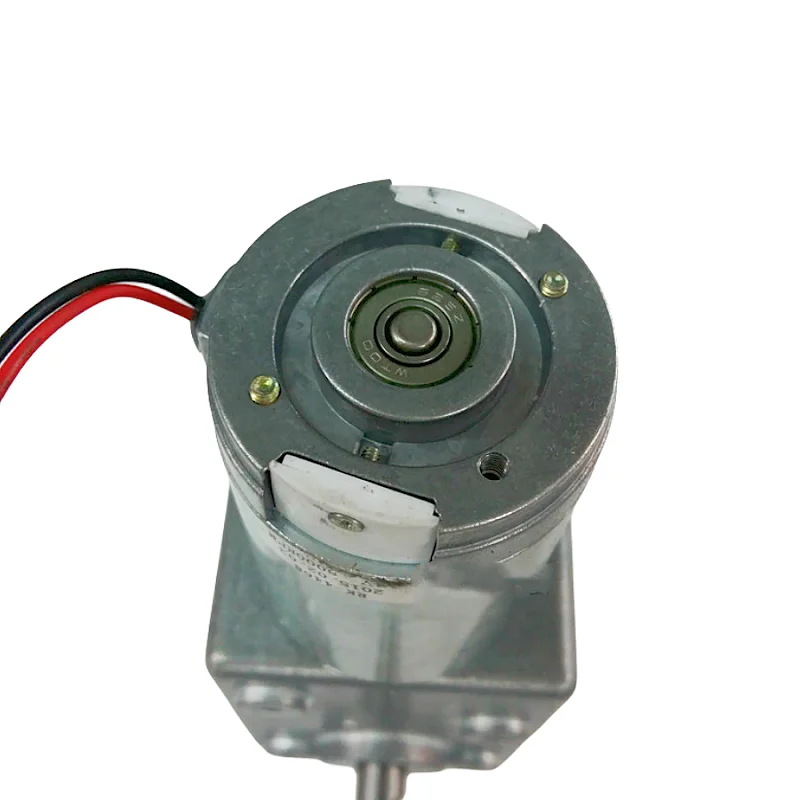 Imagem -03 - Caixa de Engrenagens de Redução Quadrada Turbina Worm Auto-lock Motor Grande Torque dc 12v 24v 600jsx4468