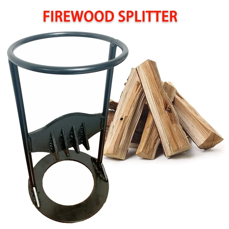 

Manual Firewood Distributor - Firewood Distributor Wedge Hatchet - Handmade Cast Iron Kindling Firewood Splitter,Outdoor Tools