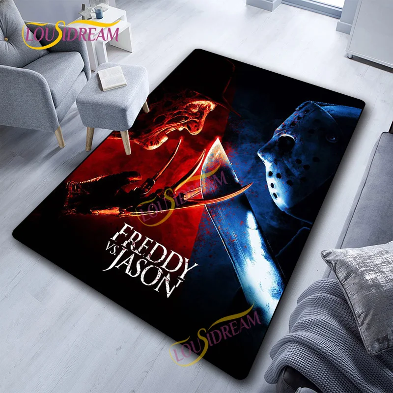 

Europe and America rugs horror movie characters living room bathroom kitchen door mat Horror carpet Soft home decoration carpet