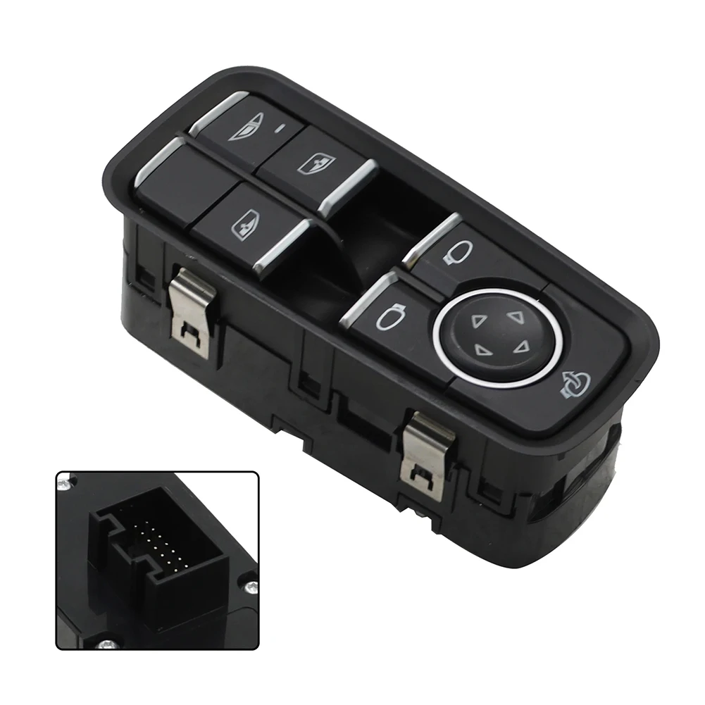 Power Window Mirror Switch for Porsche 911 2012 2015 Models with OEM 99161315702DML Compatible with Carrera and Turbo Variants
