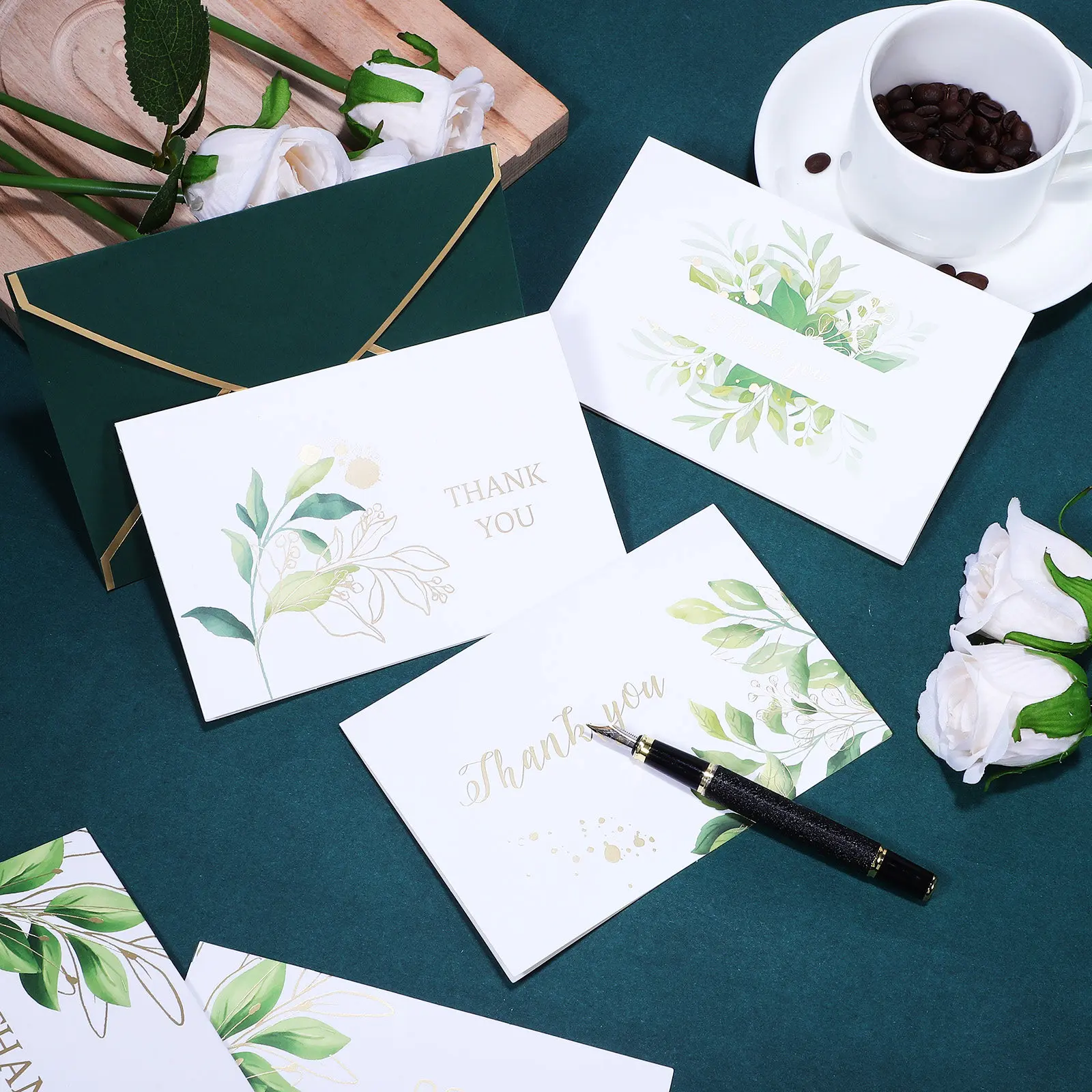 Cartes de vœux élégantes pour la fête des enseignants, 36 pièces, avec enveloppes, impression transparente résistante à la décoloration, pour les enseignants, les entraîneurs, les mentors
